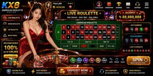 American Roulette Online KX8 live dealer casino secure system