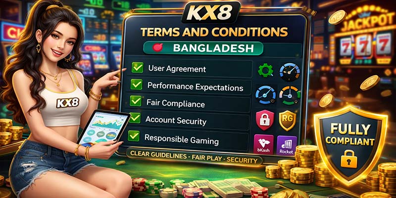 KX8 Terms and Conditions Bangladesh platform rules interface secure system