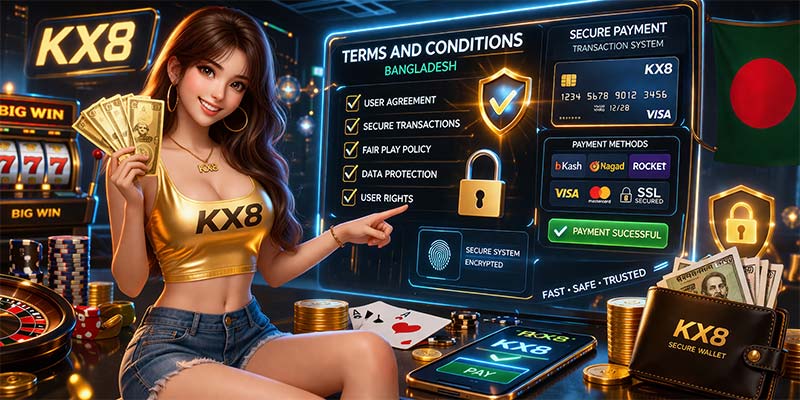KX8 Terms and Conditions Bangladesh user interface performance compliance system