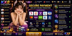 Casino card rooms online KX8 secure payment and privacy protection system