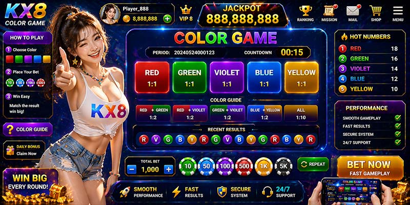 Color game guide mobile gameplay KX8 smooth performance interface