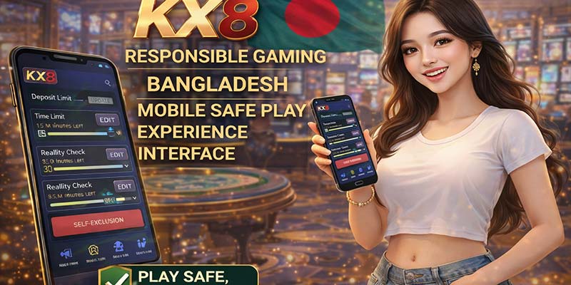 KX8 Responsible Gaming Bangladesh mobile safe play experience interface