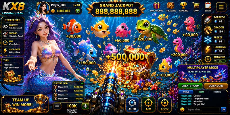 fishing game strategies smooth interface KX8 platform performance
