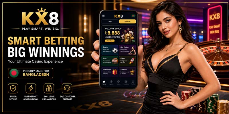 kx8 app live betting mobile Bangladesh real time interaction interface