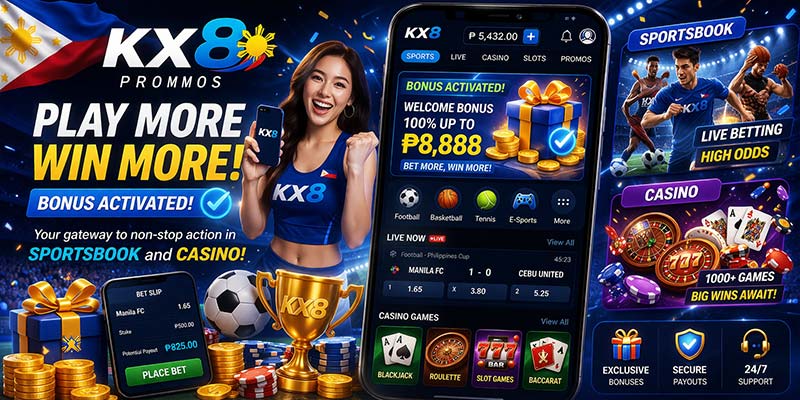 kx8 promos mobile interface Bangladesh bonus offers and rewards dashboard screen