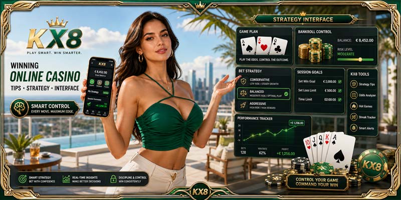 winning online casino tips bonus promotion KX8 free spins rewards system